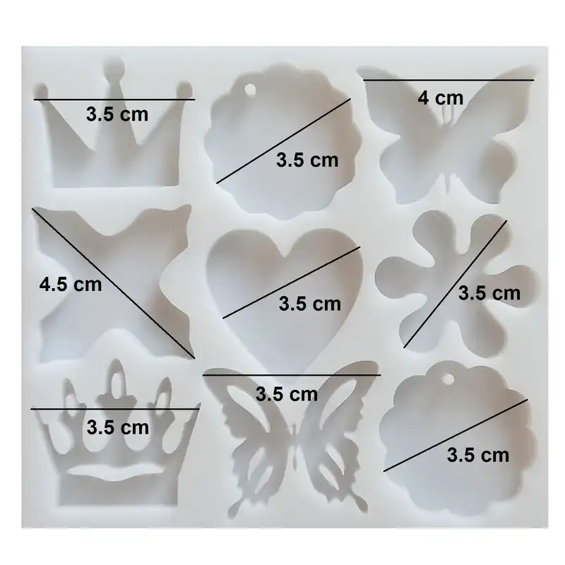 قالب رزین مدل اشکال فانتزی کد N9