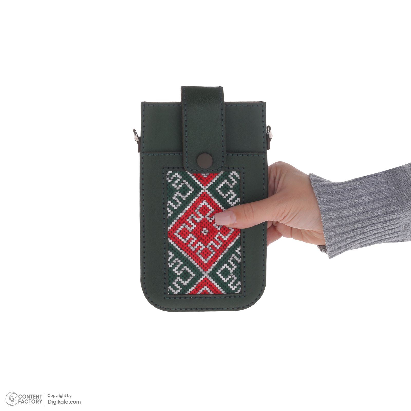 کیف دوشی دست دوز بومی مدل سوزن دوزی کد 23 -  - 7