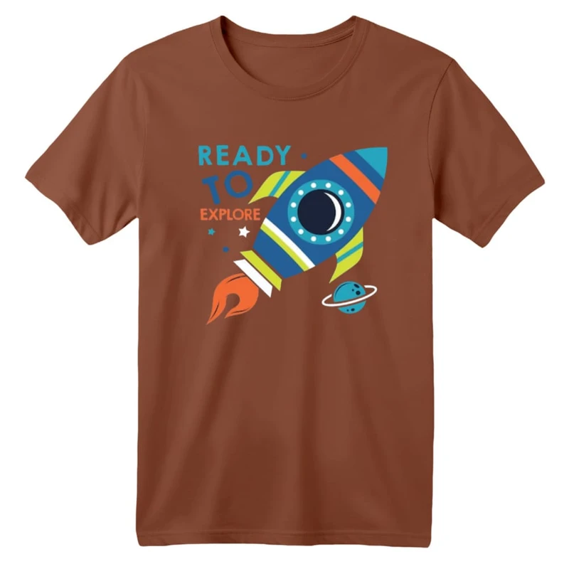 تی شرت آستین کوتاه بچگانه مدل فضانورد کد ۱۵