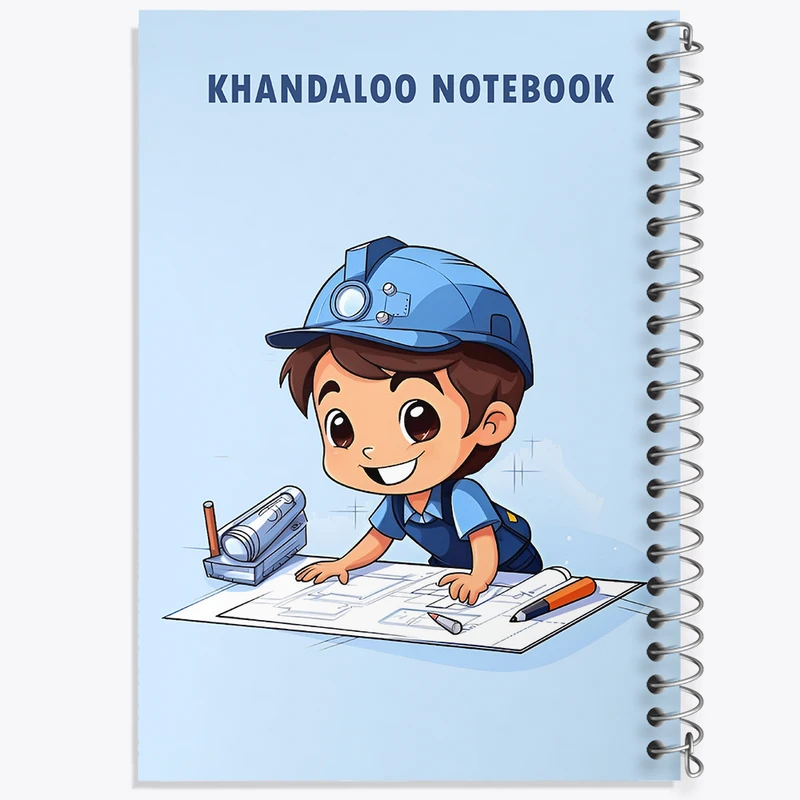 دفتر ژورنال نویسی 50 برگ خندالو مدل نقطه ای طرح مهندس کیوت کد N5924