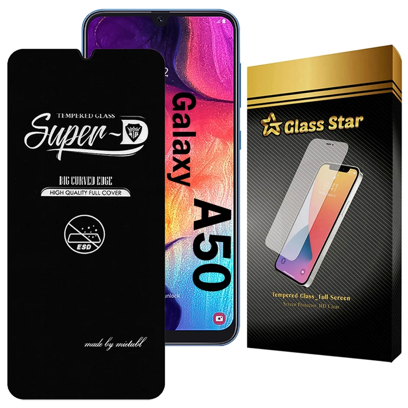 محافظ صفحه نمایش گلس استار مدل SUPERDNS مناسب برای گوشی موبایل سامسونگ Galaxy A50