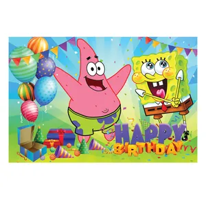 بنر تم تولد طرح باب اسفنجی کد B-SED_3451