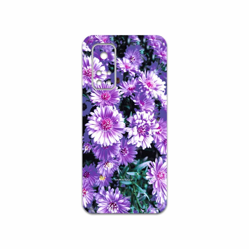 برچسب پوششی ماهوت مدل Purple-Flower مناسب برای گوشی موبایل شیائومی Mi 10T Pro 5G