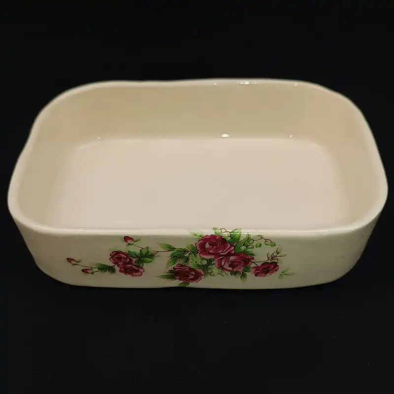 شکلات خوری سرامیکی هیوا طرح گل سرخ کد 11597669