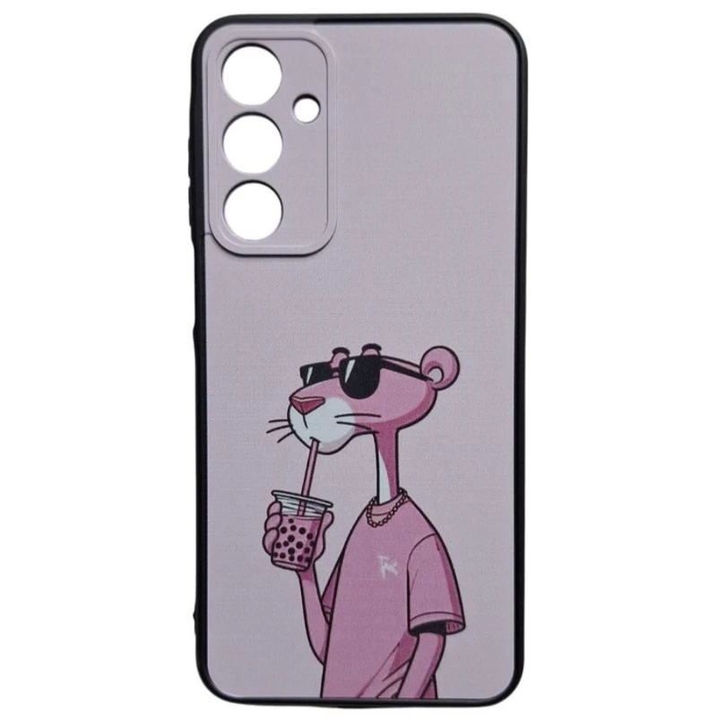 کاور طرح پلنگ صورتی مدل 16 مناسب برای گوشی موبایل سامسونگ Galaxy A16