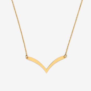 گردنبند طلا 18 عیار زنانه با زنجیر حلقه‌ای (فلامینگو) مایا ماهک مدل MM2183