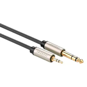 کابل تبدیل جک 3.5 میلی متر به 6.35 میلی متر یوگرین مدل AV127 طول 2 متر