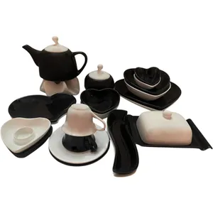 سرویس صبحانه خوری 25 پارچه مدل قلبی کد 2612P25xc