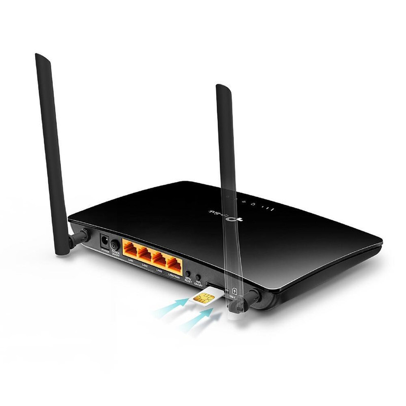 مودم روتر 4G LTE تی پی-لینک مدل TL-MR6400 به همراه سیم کارت 4.5G و 120 گیگ اینترنت