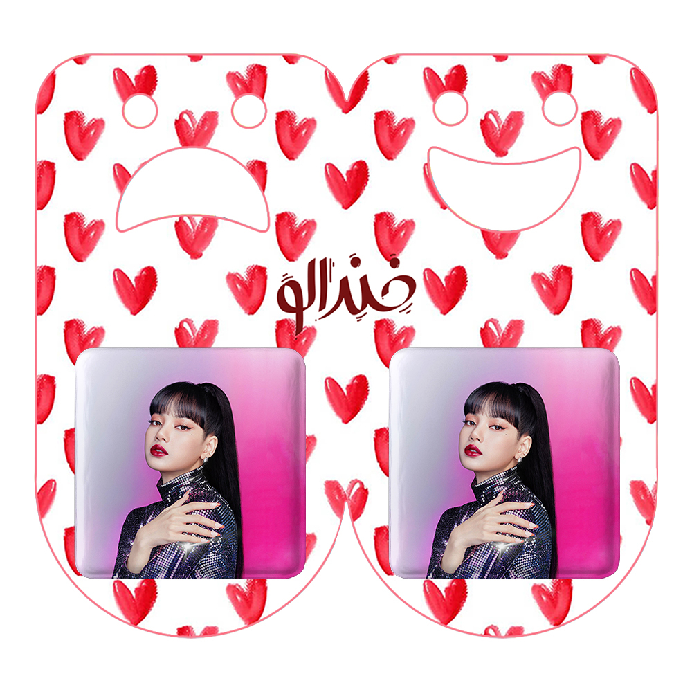 پیکسل خندالو مدل لیسا بلک پینک کد 14320 به همراه مگنت