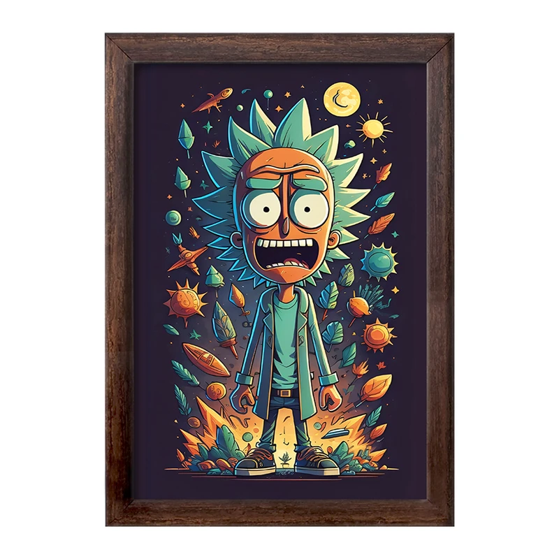 تابلو خندالو طرح ریک و مورتی (Rick and Morty) کد F4007