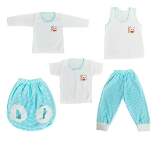 ست 5 تکه لباس نوزادی کد K433 