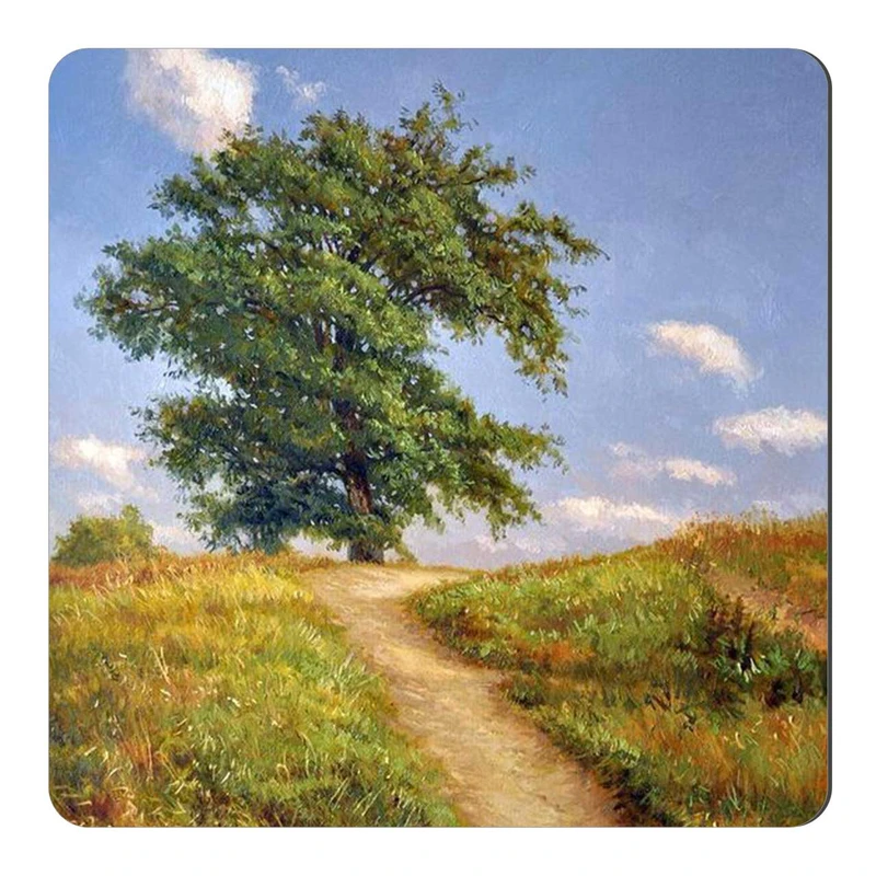  مگنت طرح تک درخت و دشت سبز کد wmg2067