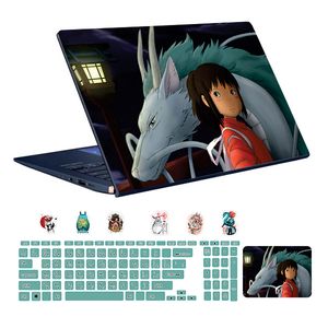 نقد و بررسی استیکر لپ تاپ توییجین و موییجین طرح Anime کد 02 مناسب برای لپ تاپ 15.6 اینچ به همراه برچسب حروف فارسی کیبورد توسط خریداران