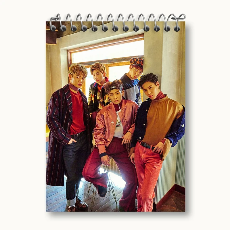 دفتر یادداشت 50 برگ خندالو مدل گروه شاینی Shinee کد 21369