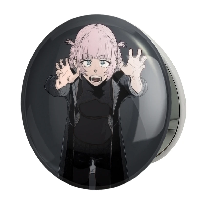 آینه جیبی خندالو طرح نازونا ناناکوسا انیمه کال آف نایت Call of the Night مدل تاشو کد 17808 