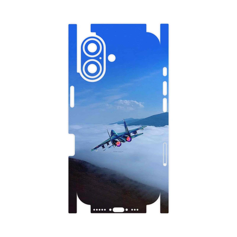 برچسب پوششی ماهوت مدل Fighter plane Su27-FullSkin مناسب برای گوشی موبایل اپل iPhone 16