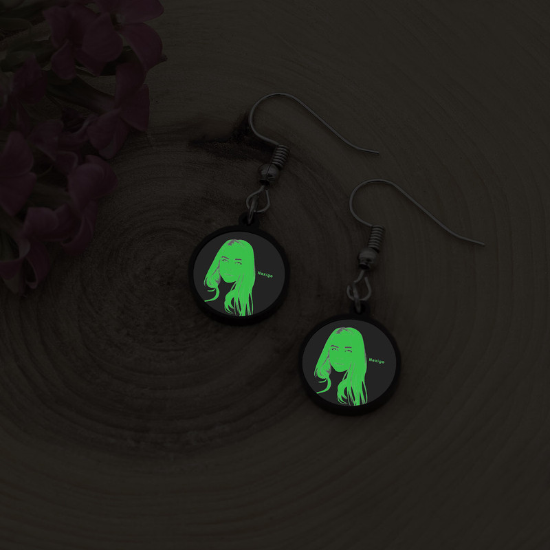 گوشواره زنانه ناکسیگو مدل شب تاب طرح بیلی آیلیش کد ES7350 گوشواره زنانه ناکسیگو مدل شب تاب طرح بیلی آیلیش کد ES7350