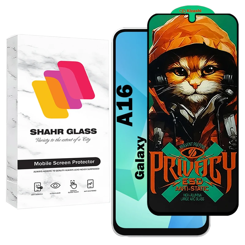 محافظ صفحه نمایش شهر گلس مدل CATPRV مناسب برای گوشی موبایل سامسونگ Galaxy A16 4G / Galaxy A16 5G 