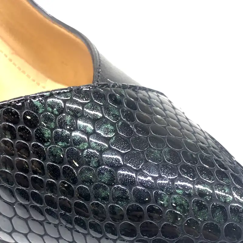 کفش زنانه سرزمین چرم کد 1701 رنگ مشکی