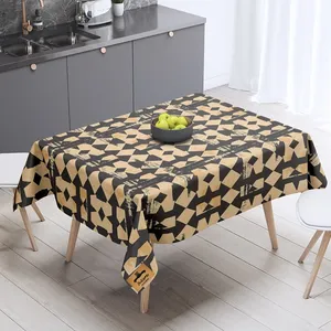 رومیزی برند رومیزی باز طرح مستطیل مدل پتینه باستانی کد 1059