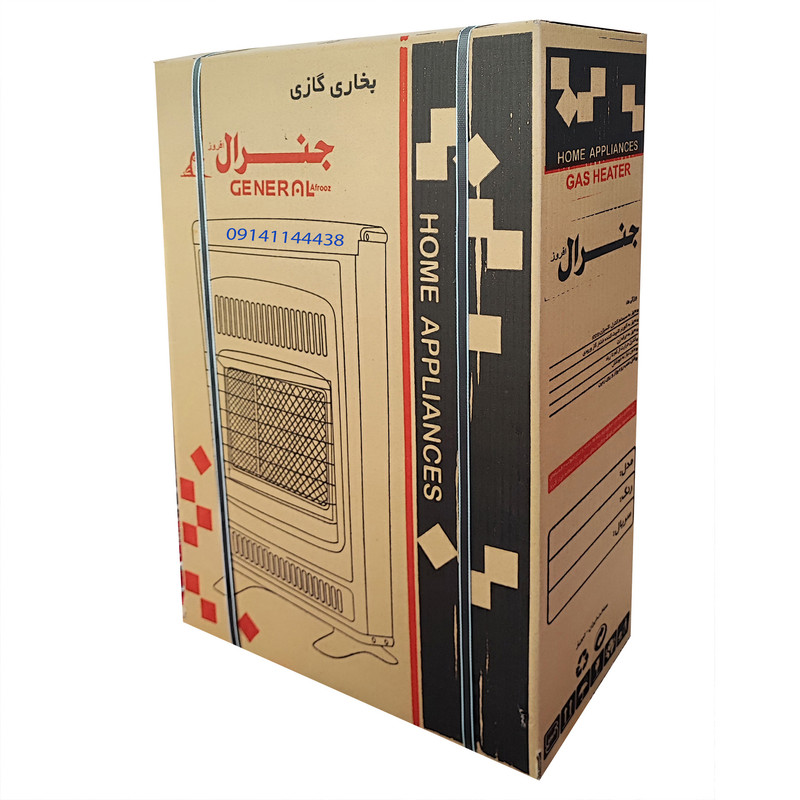 بخاری گازی جنرال افروز مدل پروانه