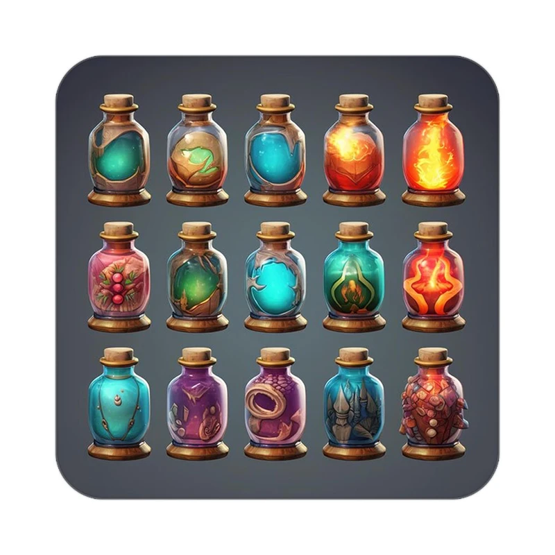 زیر لیوانی کاکتی طرح هری پاتر Harry Potter مدل mp44494