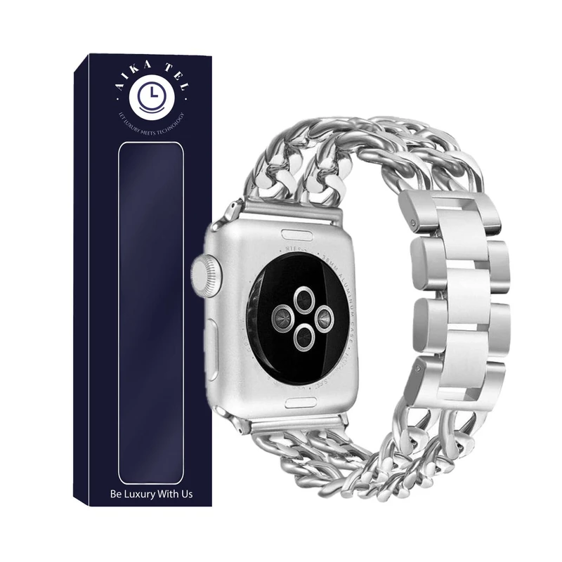 بند آیکاتل مدل Cartier 2R مناسب برای اپل واچ سری 49 میلی متری