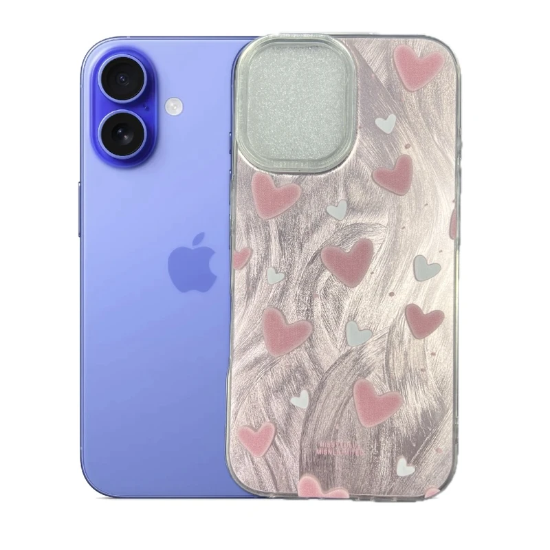 کاور طرح قلب مناسب برای گوشی موبایل اپل iPhone 16