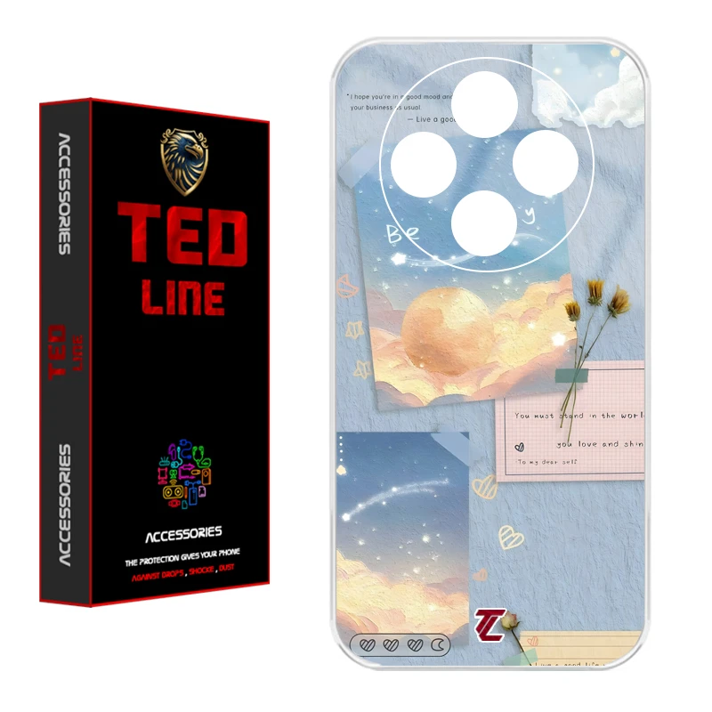 کاور تد لاین طرح کلاژ هنری کد 1127 مناسب برای گوشی موبایل شیائومی Redmi 14C / Poco C75