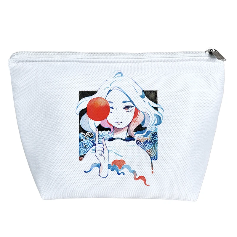 کیف لوازم آرایش دخترانه خندالو مدل دختر ژاپنی کد H108