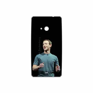 MAHOOT Mark Zuckerberg Cover Sticker for Microsoft Lumia 535