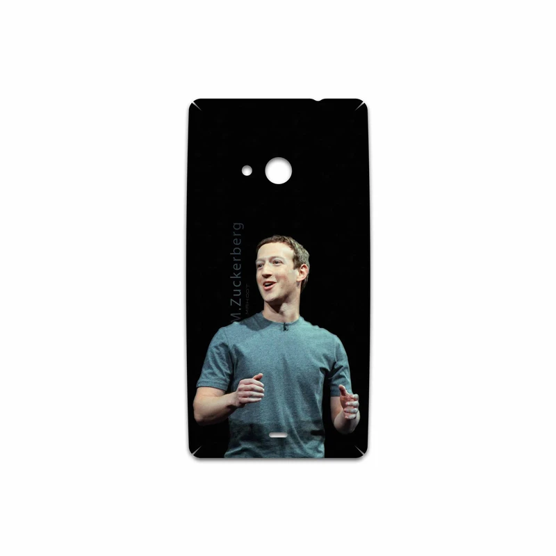 برچسب پوششی ماهوت مدل Mark Zuckerberg مناسب برای گوشی موبایل مایکروسافت Lumia 535