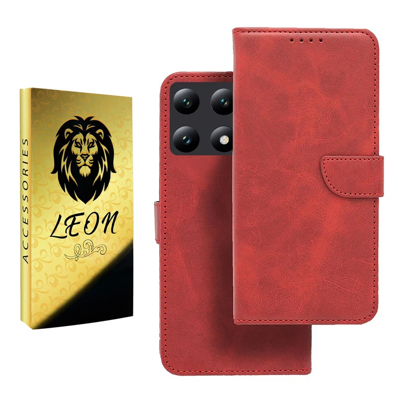 کیف کلاسوری لئون مدل Khoshi Yo مناسب برای گوشی موبایل شیائومی Mi 14T