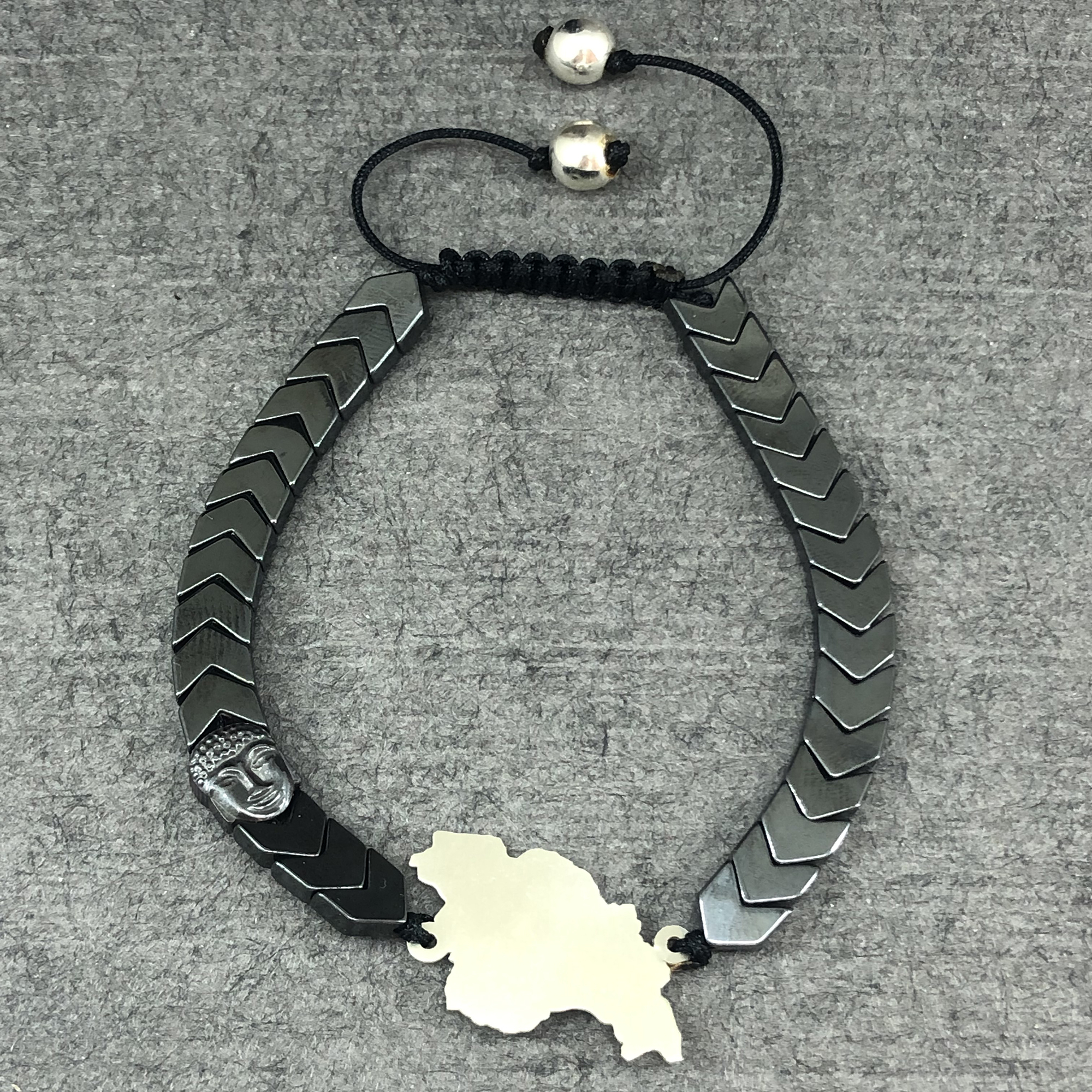 دستبند نقره زنانه گیرا مدل ایران G482