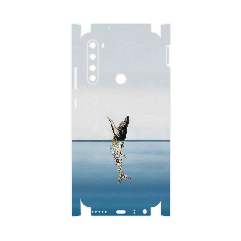 برچسب پوششی ماهوت مدل Collage of Sea Trash-FullSkin مناسب برای گوشی موبایل شیائومی Redmi Note 8 2021