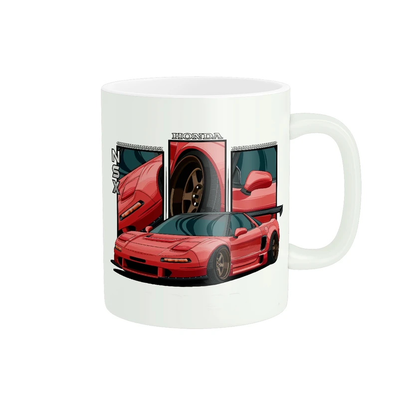 ماگ پادآفرین مدل ماشین هوندا HONDA NSX کارتونی کد 029