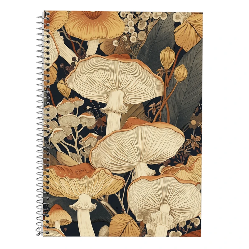 دفتر زبان 50 برگ مدوپد مدل سه خط طرح گل کد DF13887