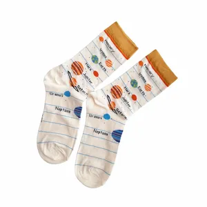 جوراب دخترانه چتيک مدل کهکشان و منظومه شمسي