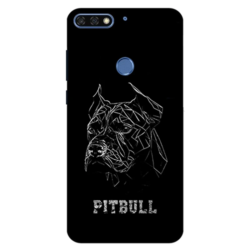 کاور مگافون طرح پیتبول مدل 1883 مناسب برای گوشی موبایل هوآوی Y6 Prime 2018  