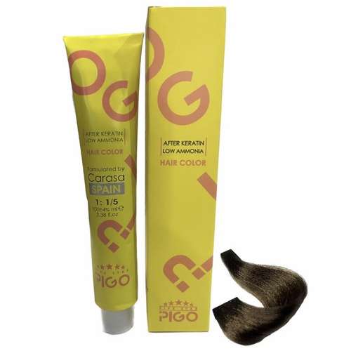 رنگ مو پیگو شماره 0-7 حجم 100 میلی لیتر رنگ بلوند متوسط