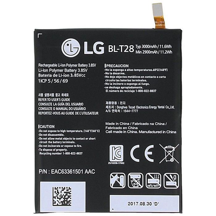 باتری موبایل مدل BL-T28TR ظرفیت 3000 میلی آمپر ساعت مناسب برای گوشی  موبایل ال جی Q8