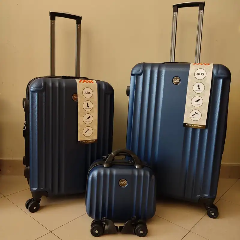 مجموعه سه عددی چمدان ام آر مدل تراولی کاوردار