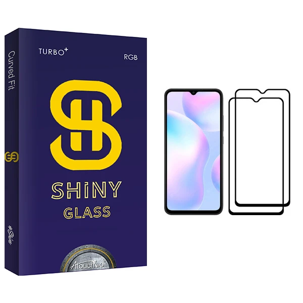 محافظ صفحه نمایش آتوچبو مدل Shiny Glass مناسب برای گوشی موبایل شیائومی Redmi 9A بسته دو عددی