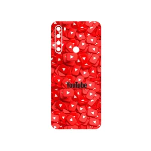 MAHOOT Youtube Cover Sticker for Xiaomi Redmi Note 8 2021
