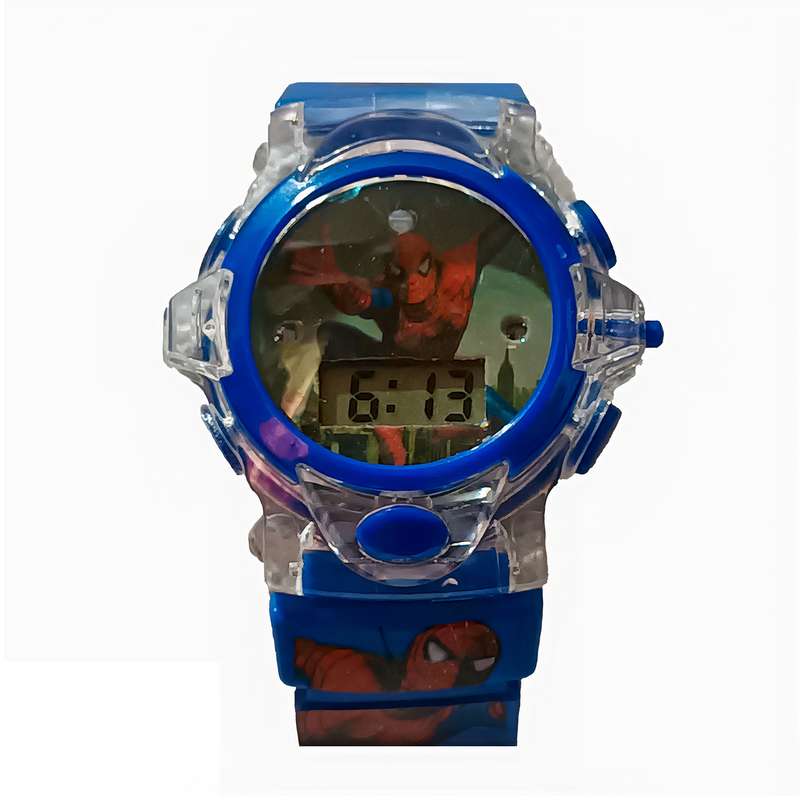 ساعت مچی دیجیتال مدل چراغ دار موزیکال کد 00B