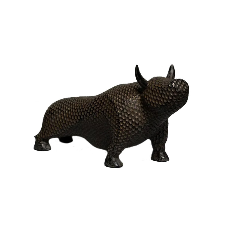 مجسمه مدل گاومیش کد GN02 مجموعه 2 عددی