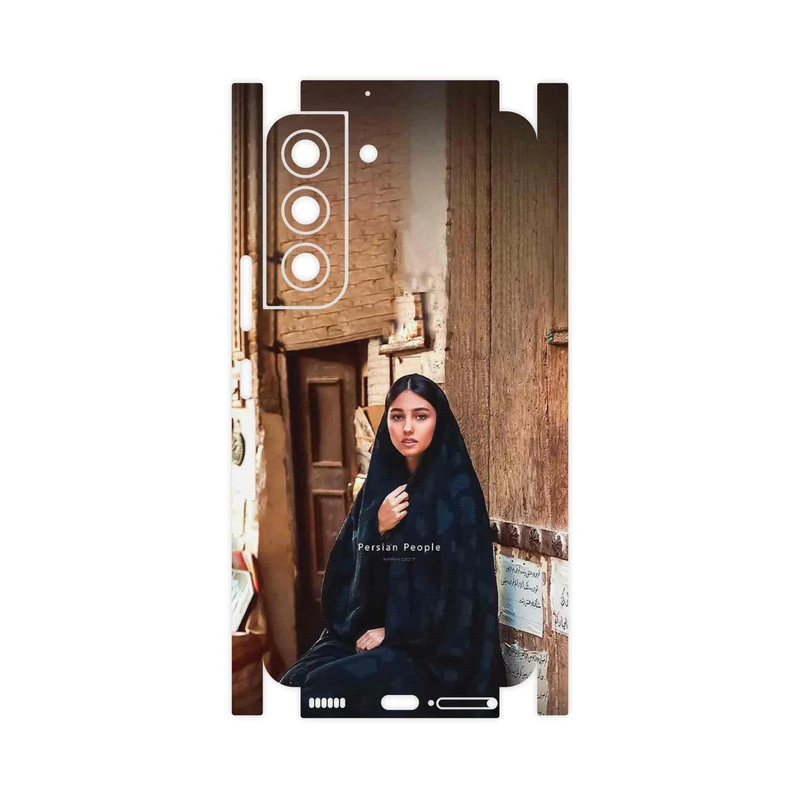 برچسب پوششی ماهوت مدل Portrait of an Iranian Woman-FullSkin مناسب برای گوشی موبایل سامسونگ Galaxy S22 5G