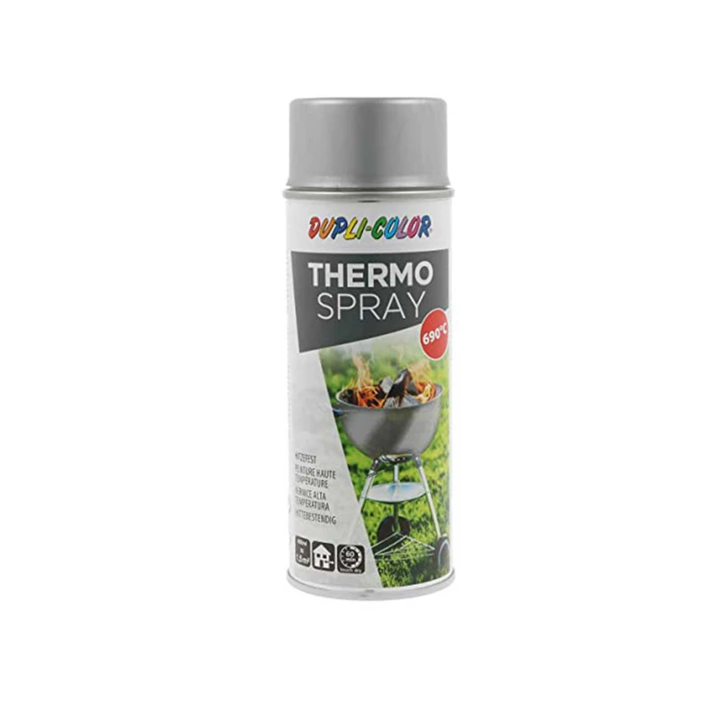 اسپری رنگ نسوز خاکستری دوپلی کالر مدل THERMO حجم 400 میلی لیتر