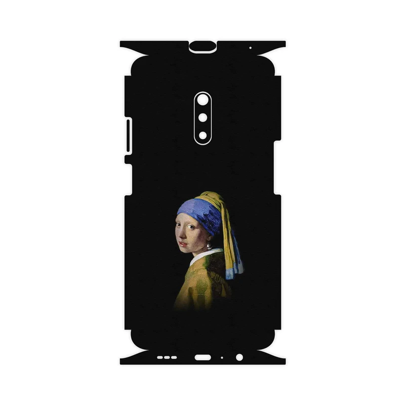 برچسب پوششی ماهوت مدل Girl with a Pearl Earring of Vermeer-FullSkin مناسب برای گوشی موبایل اپو Realme X